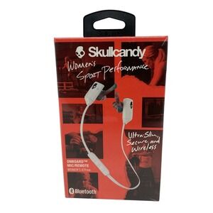 Skullcandy Womens XTFree Bluetooth Wireless Sport Earbuds White S2WUHW-520 NEW